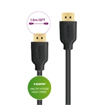 Cáp HDMI Philips SWV1436BN 1.8M tốc độ truyền cao hỗ trợ 4K, 3D