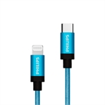 Cáp sạc Philips DLP5545 Type C to Lightning Chuẩn MFI 1.0M