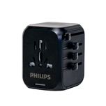 Ổ cắm điện du lịch Philips SPN3351BK