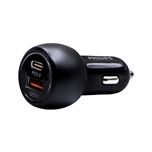 Tẩu sạc Philips DLP2552 Max 38W 1PD+1QC dùng trên ô tô