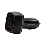 Tẩu sạc Philips DLP2557 Max 65W 2PD+1QC dùng trên ô tô